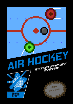 Air Hockey NES Screenshot